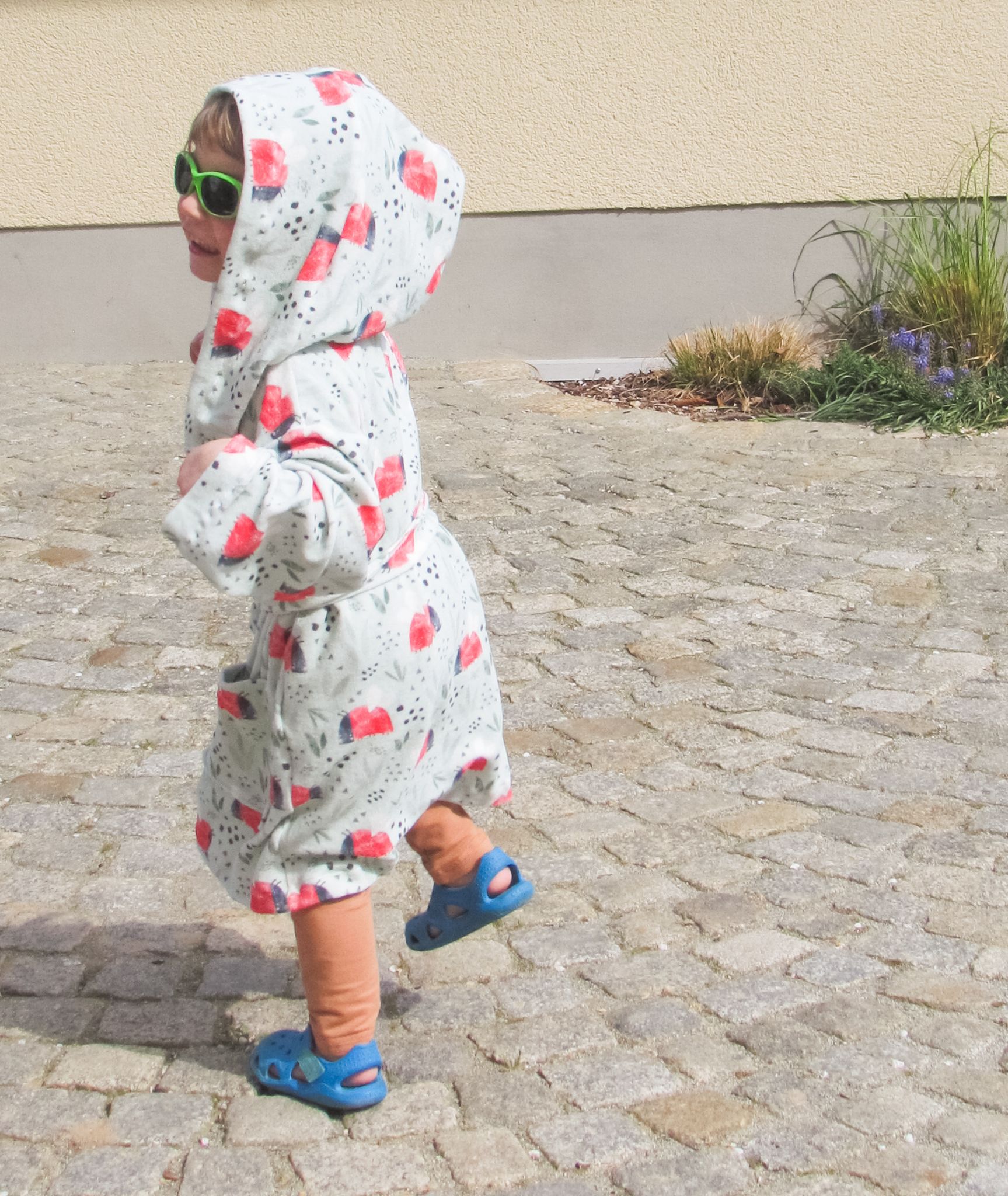 Nähanleitung: Bademantel Kilian Größe 80-134