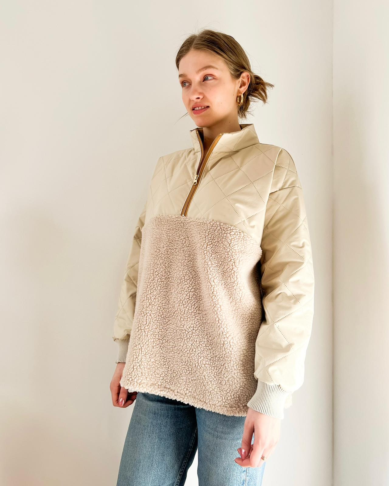 Nähanleitung: Cozy Troyer Damen Größe XS-XXL