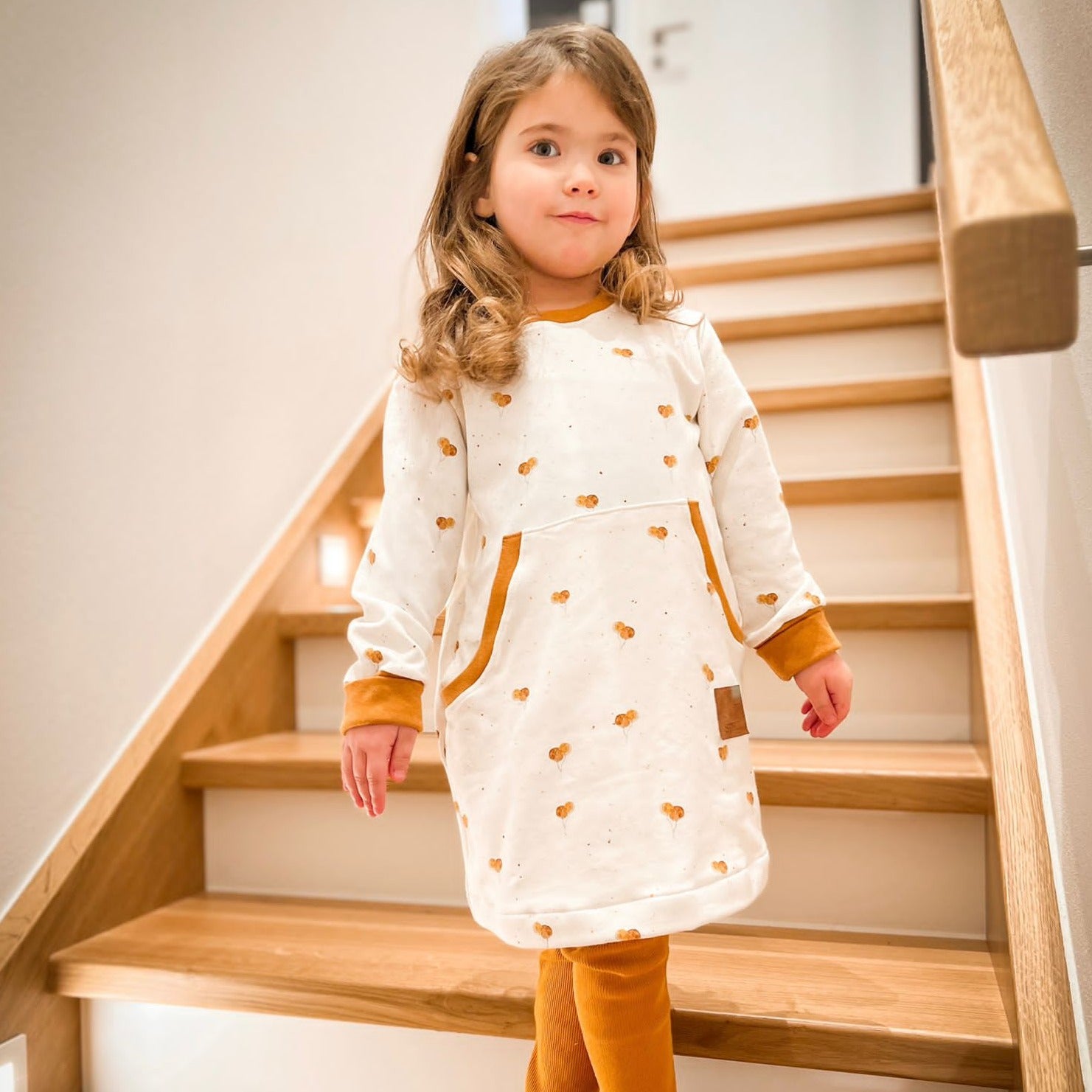 Nähanleitung: Sweatkleid Lotti Größe 74-134