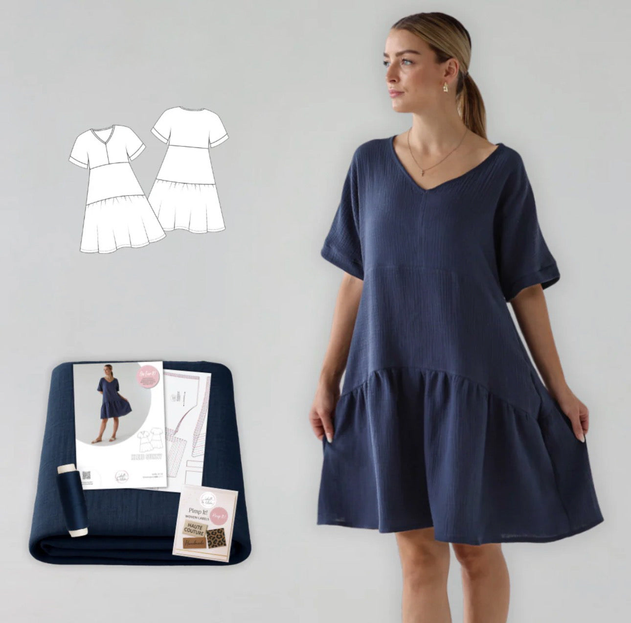 Refill-Kit: Kleid Sunny (Gr. 34-52)