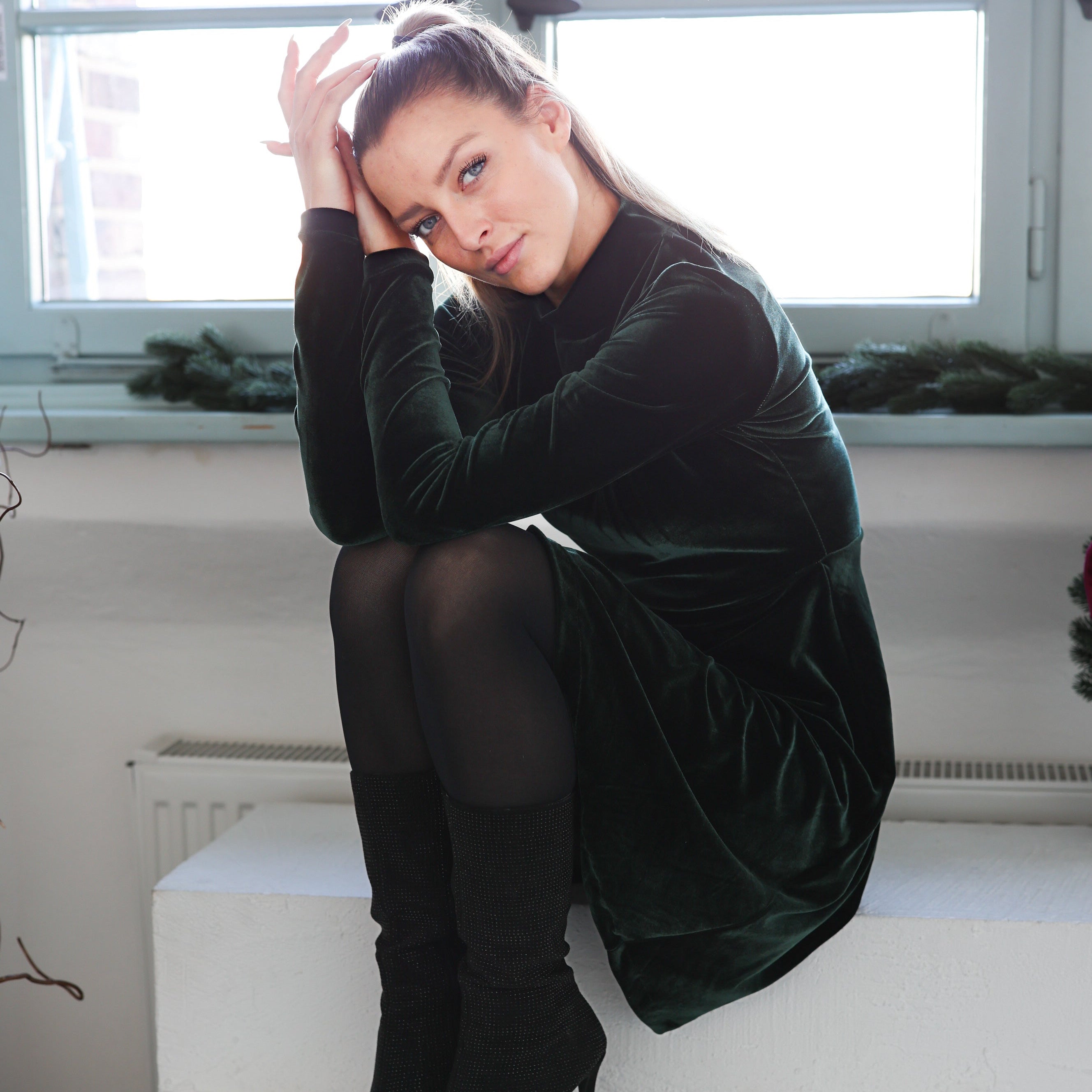 Nähpaket: Swingy Dress (Gr. 34-52)