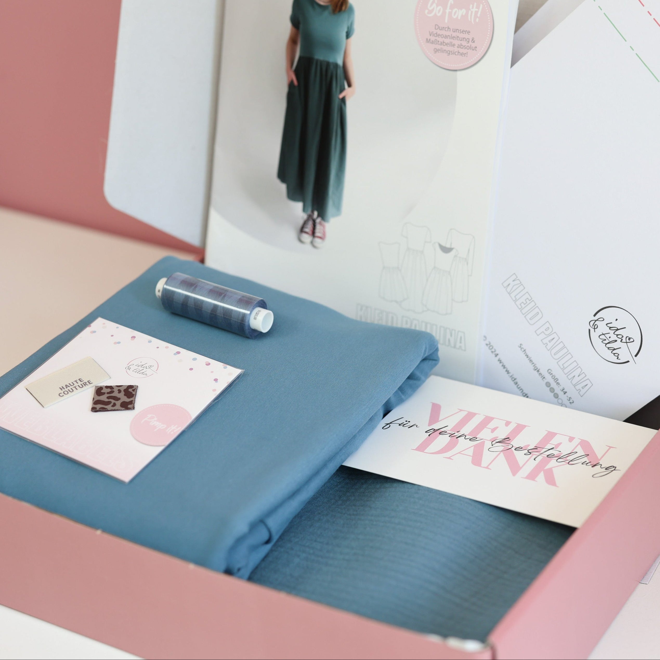 Nähpaket: Kleid Paulina (Gr. 34-52)