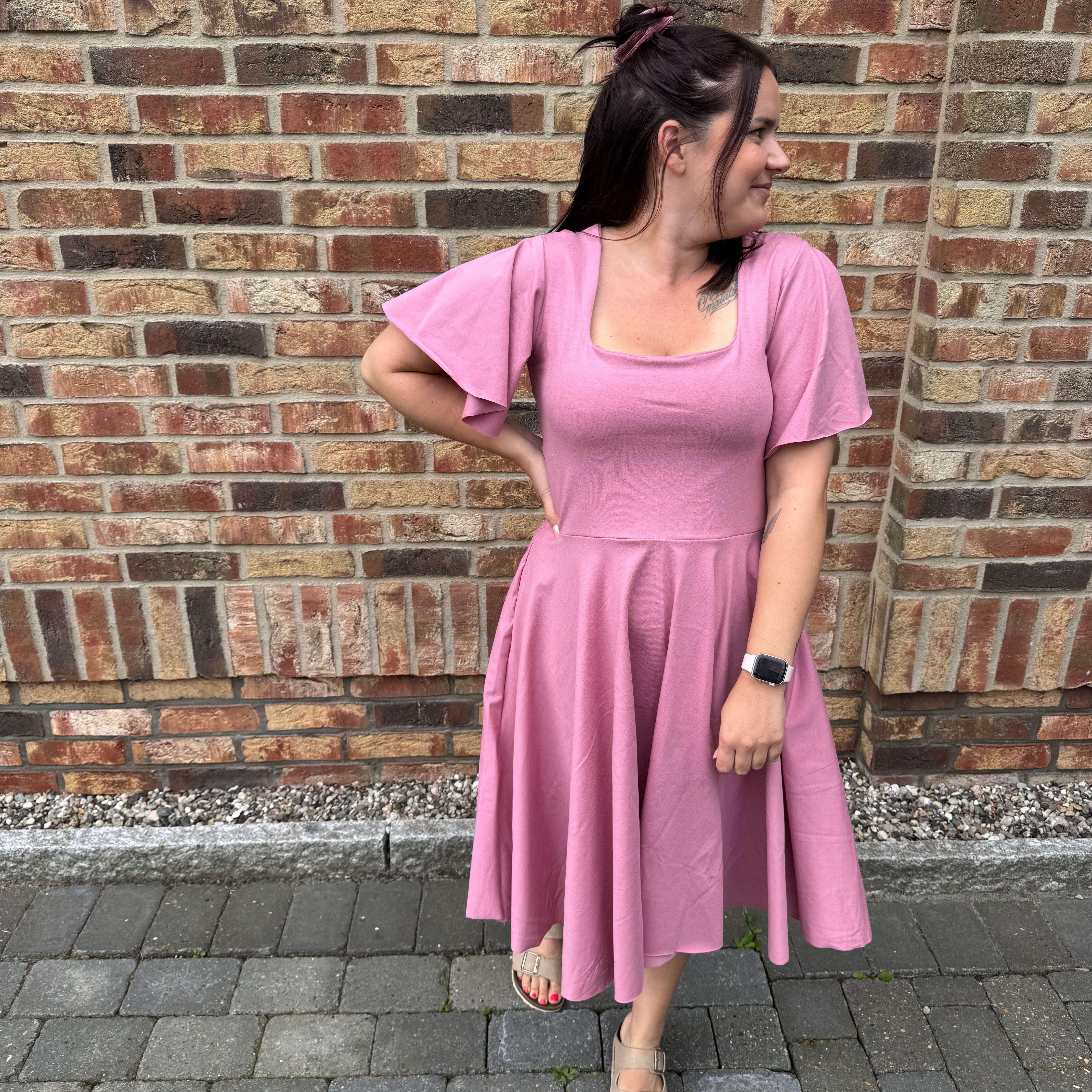 Nähpaket: Kleid Flora (Gr. 34-52)