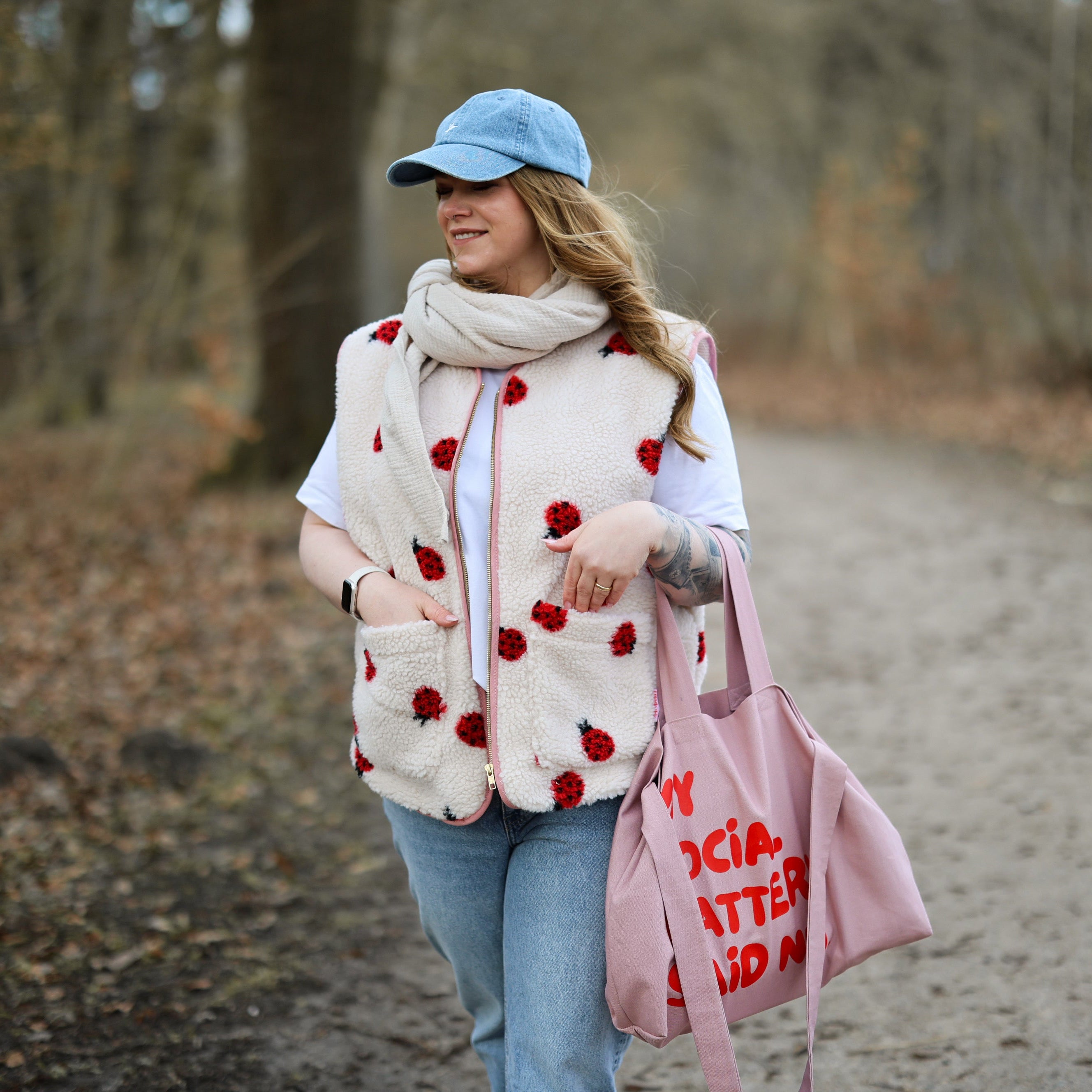 Nähpaket BUNDLE: Comfy Weste, XL Tuch und Tasche (Gr. 34-52)