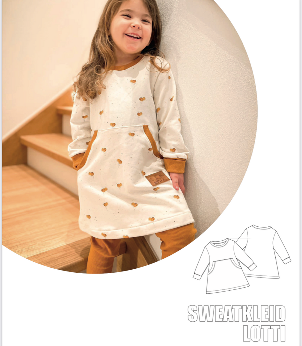 Sweatkleid Lotti Größe 74-134