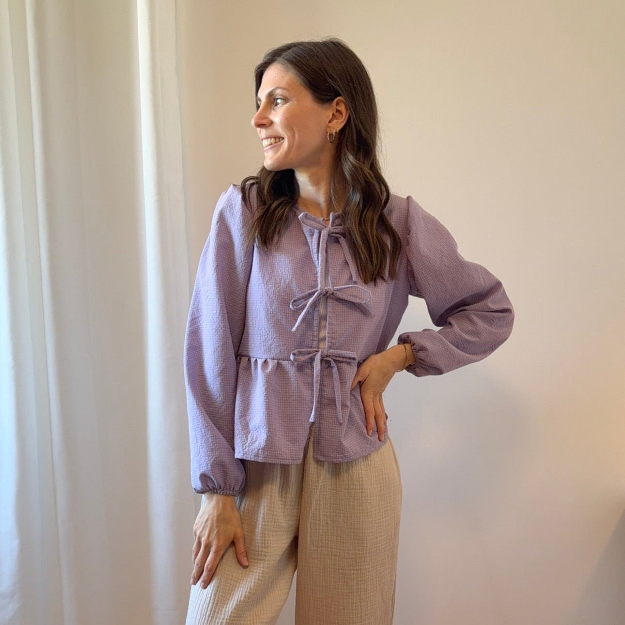 Nähpaket: Bowy Bluse (Gr. 34-52)