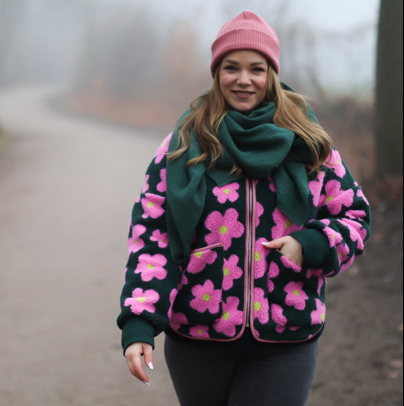 Nähpaket BUNDLE: Comfy Jacke, XL Tuch und Strickmütze (Gr. 34-52)