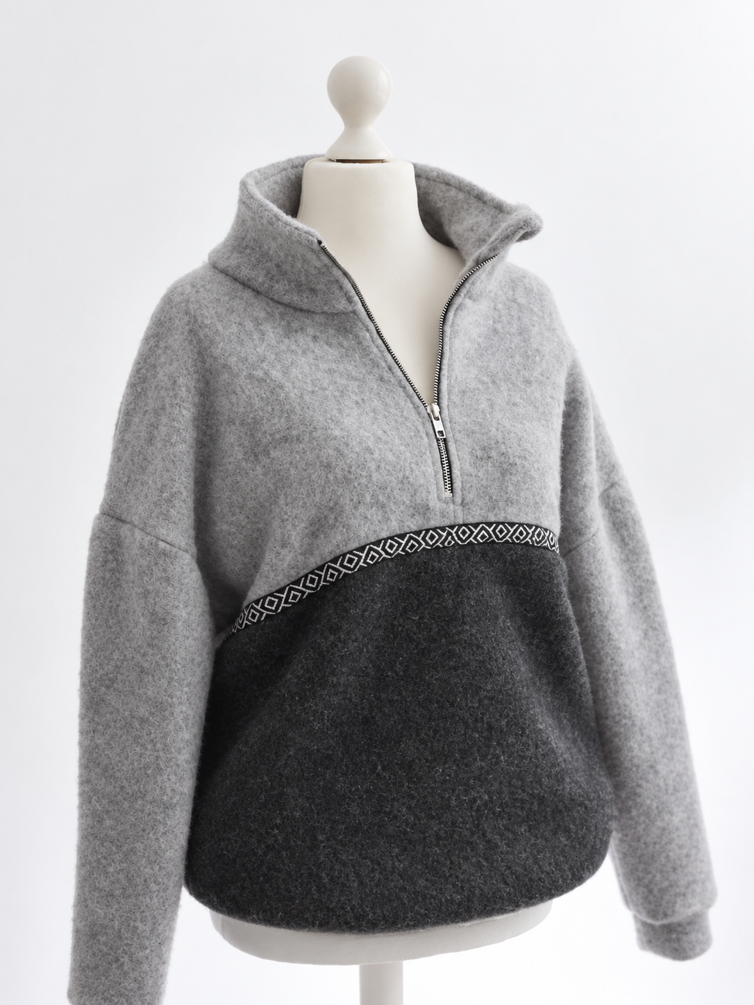STORYSALE Nähpaket: Wollfleece Troyer (Gr. XS-XXL)