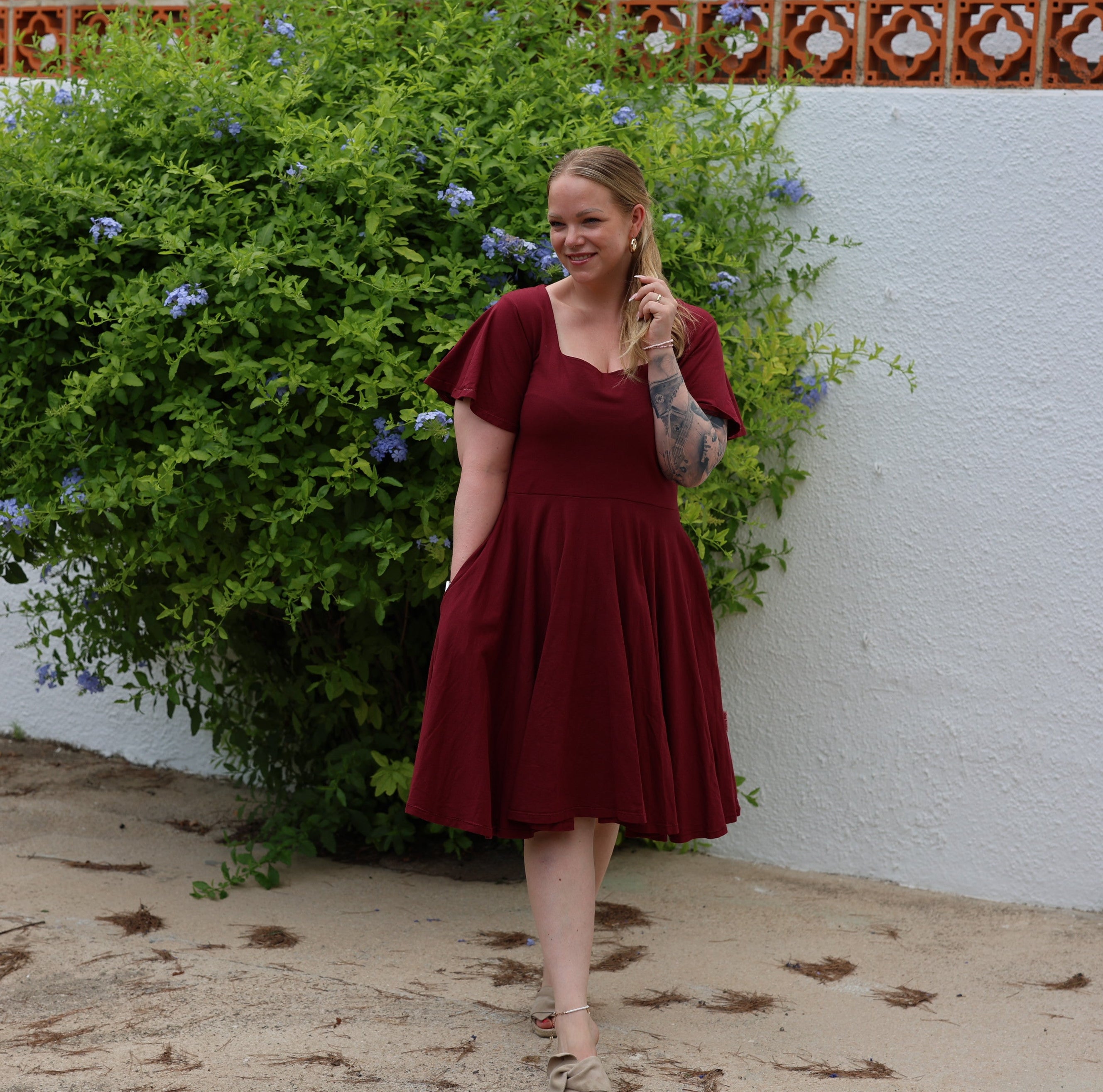 Nähanleitung: Kleid Flora Größe 34-52