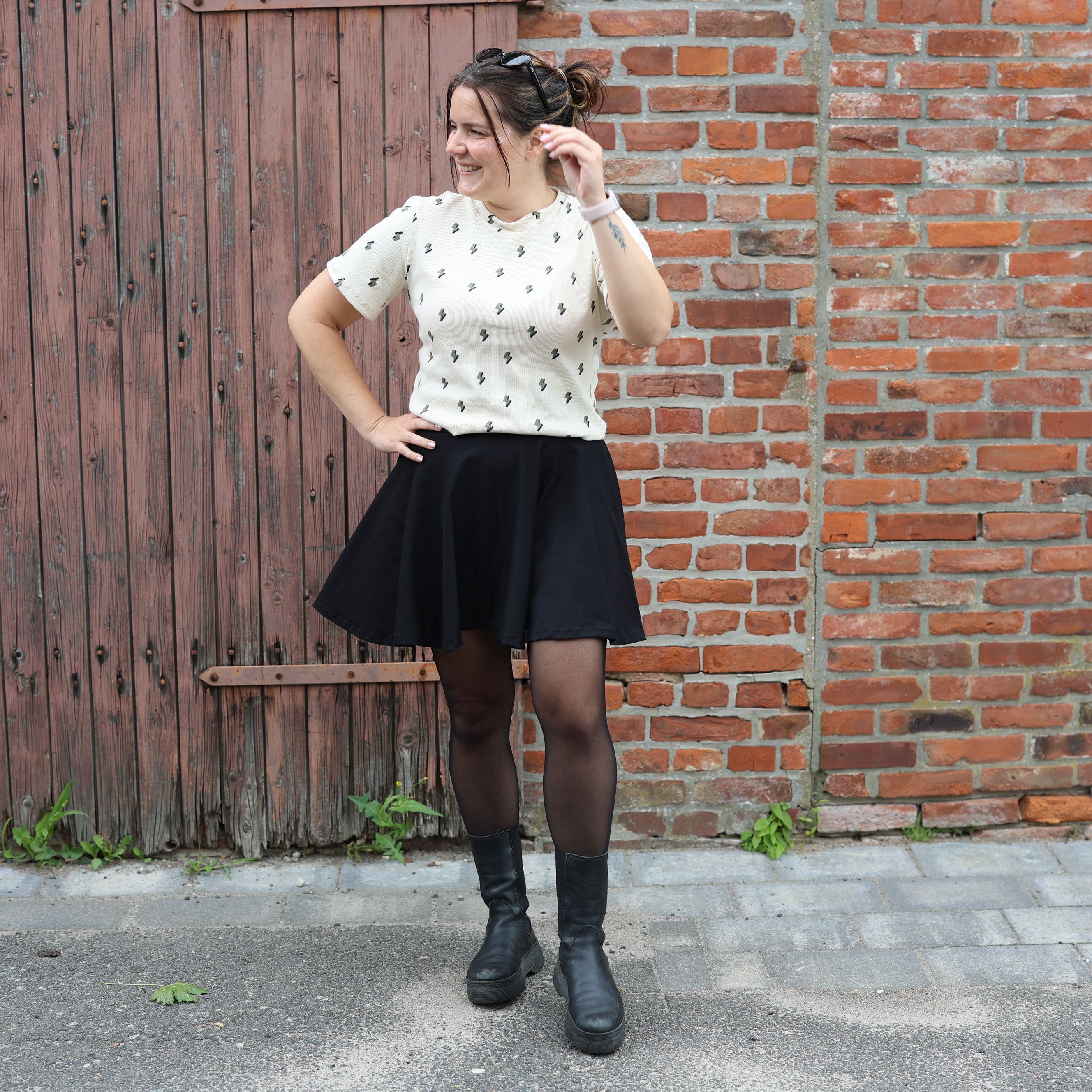 Nähpaket BUNDLE: Slim Fit Shirt Ribjersey + Rock-Star (Gr. 34-50)