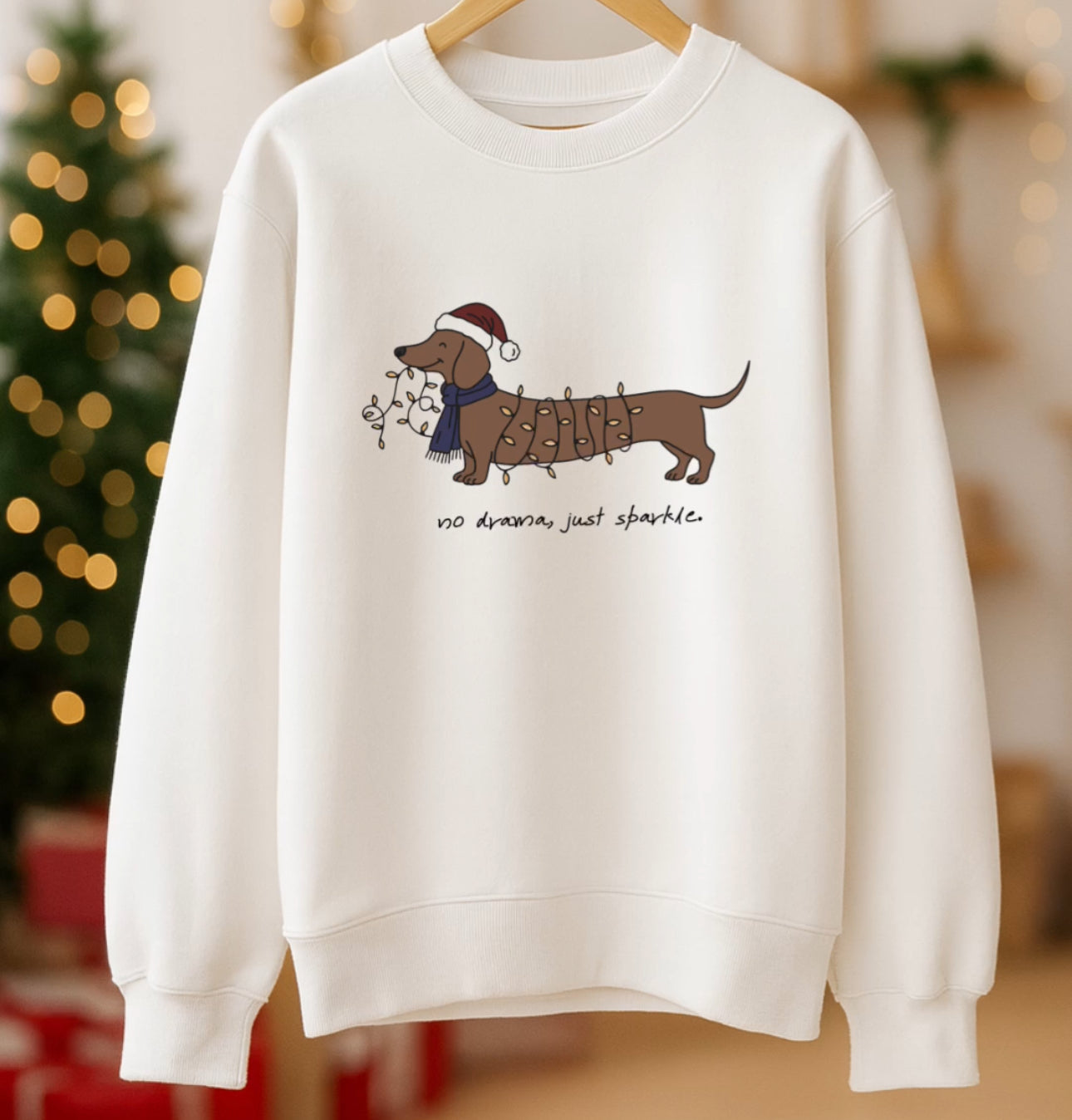 Bügelbild - No Drama, just Sparkle
