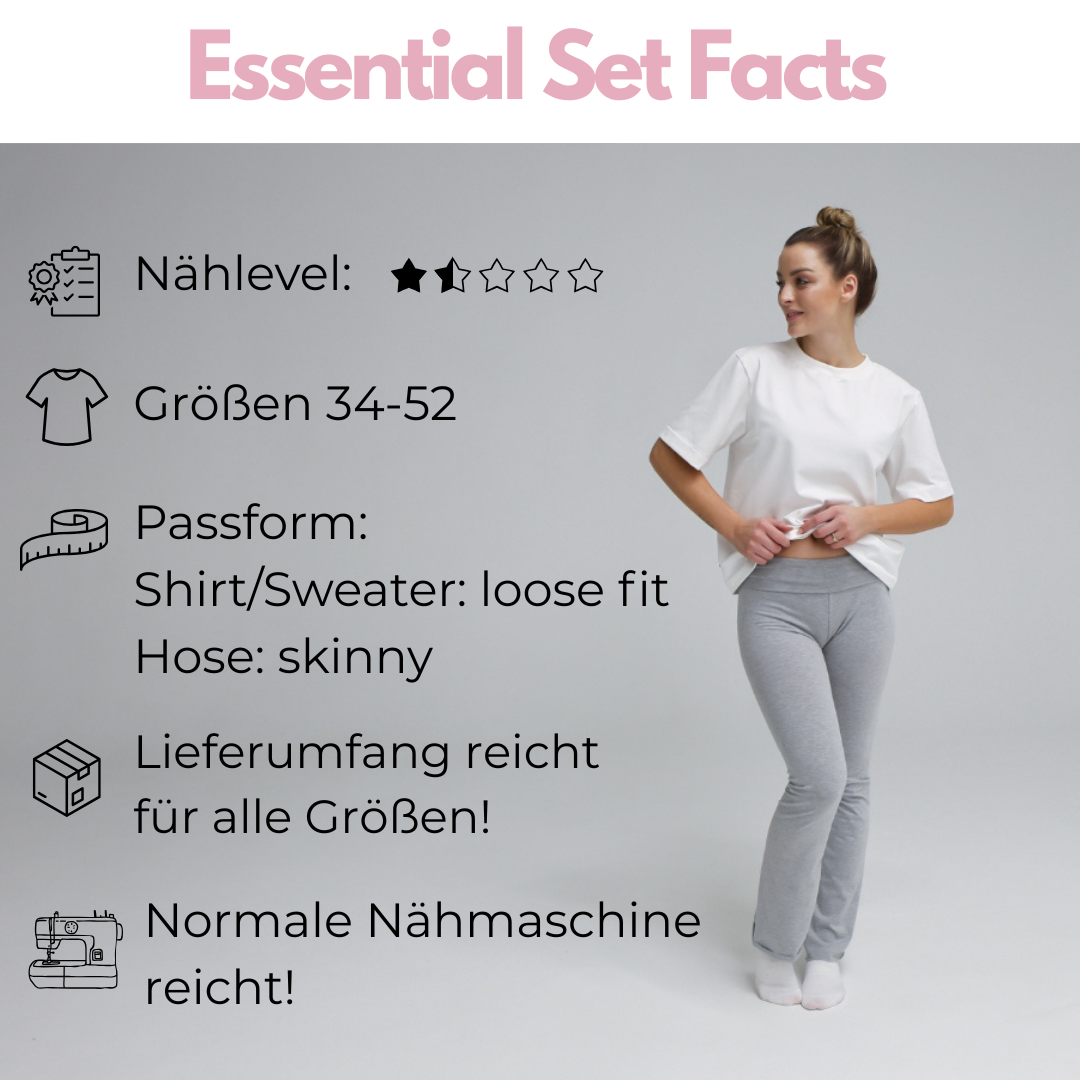 Nähpaket BUNDLE: Essential Set Gr. 34-52