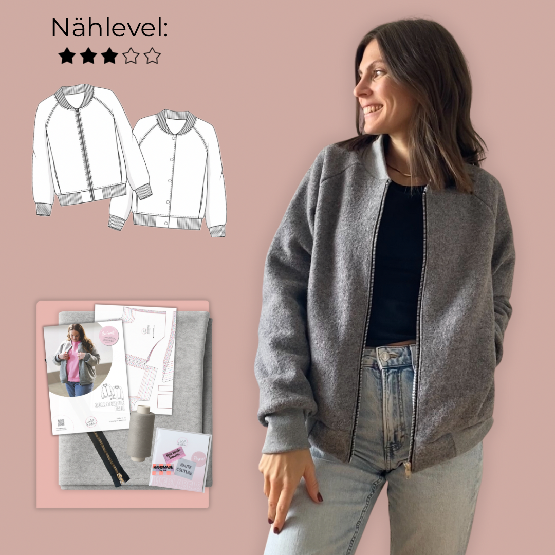 Nähpaket: Collegejacke Paul Gr. 34-52