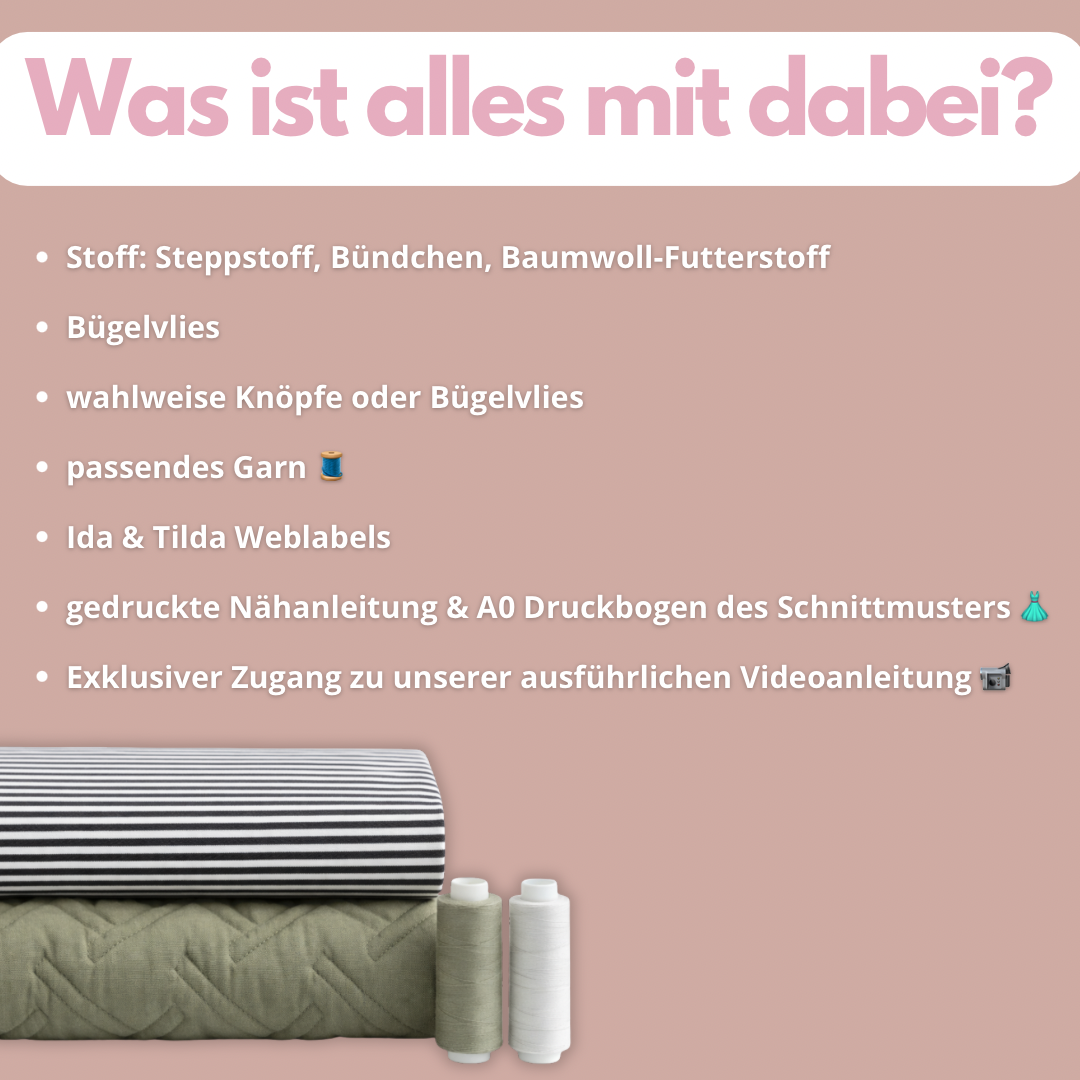 Nähpaket: Jacke Loulu SPECIAL EDITION DIY Box Gr. 34-52