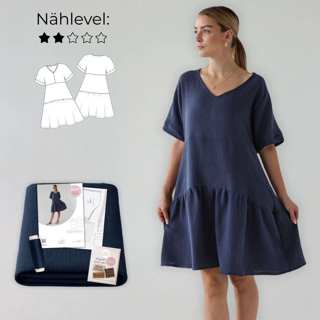 Nähpaket: Kleid Sunny (Gr. 34-52)