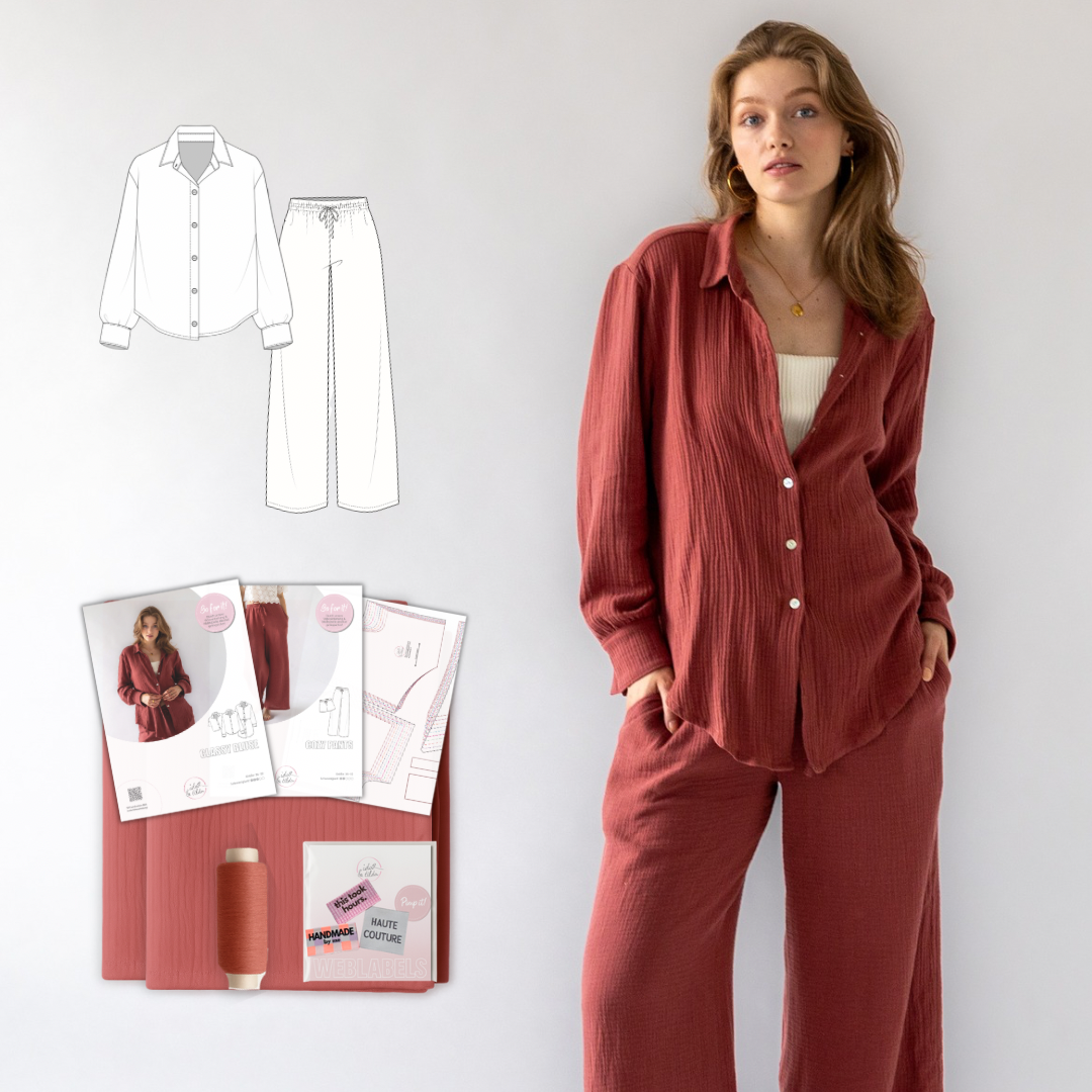 Nähpaket BUNDLE: Classy Bluse & Cozy Pants (Gr. 34-52)