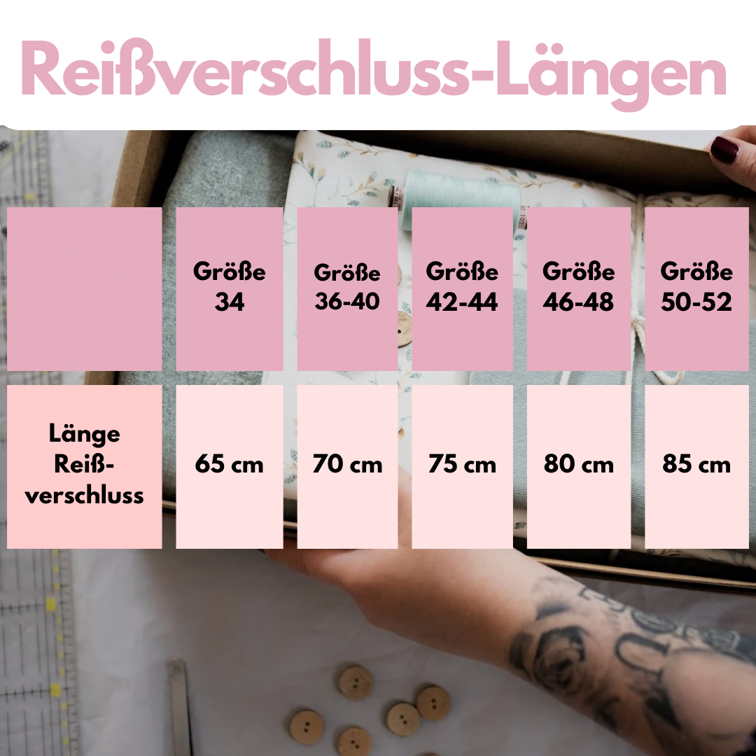 Nähanleitung: Jacke Loulu Größe 34-52
