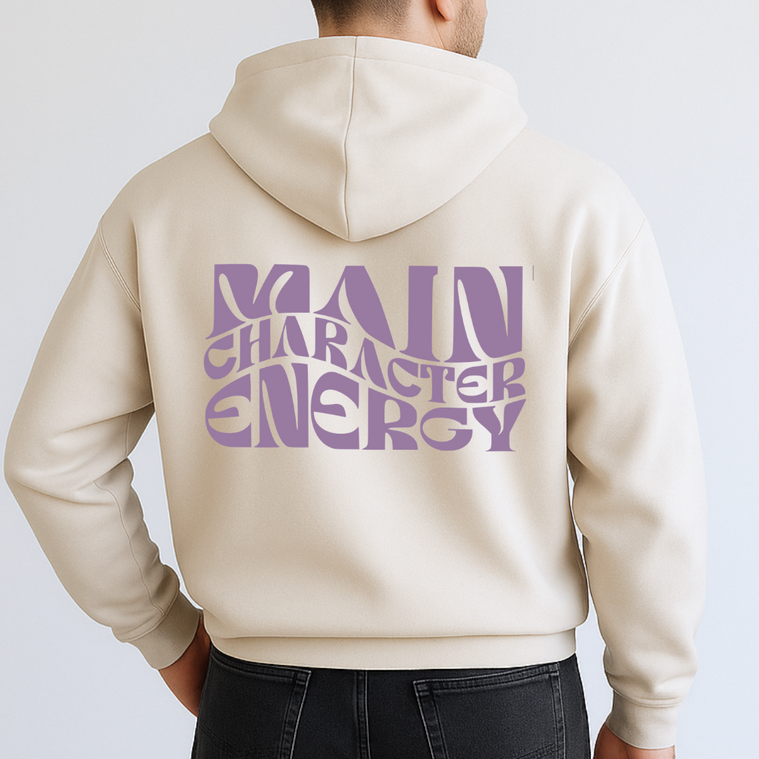 Bügelbild - Main Character Energy (groß)