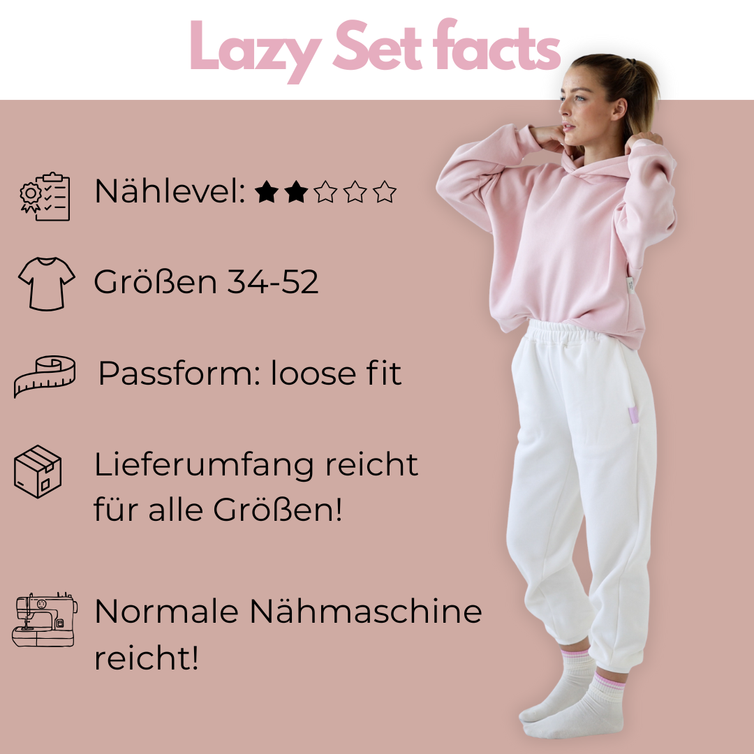 Nähpaket BUNDLE: Lazy Sweater & Pants Gr. XS-XXL