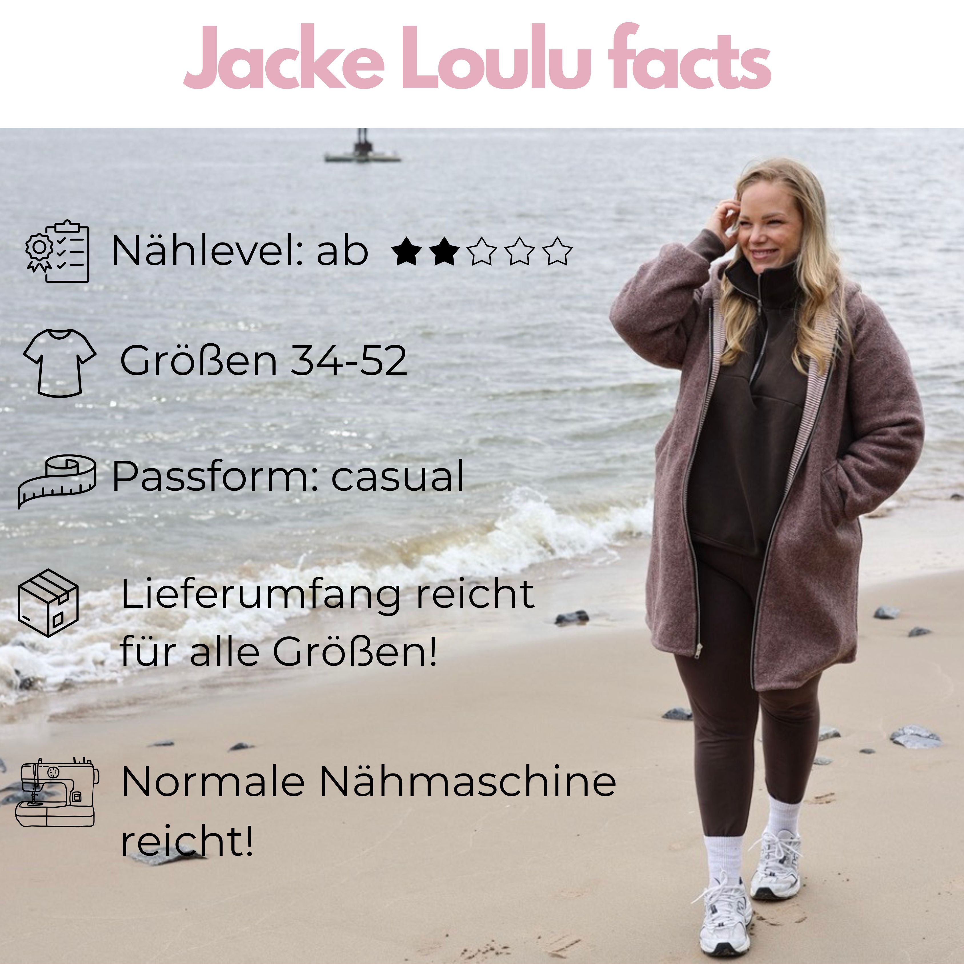 Nähpaket: Jacke Loulu DIY Box Gr. 34-52