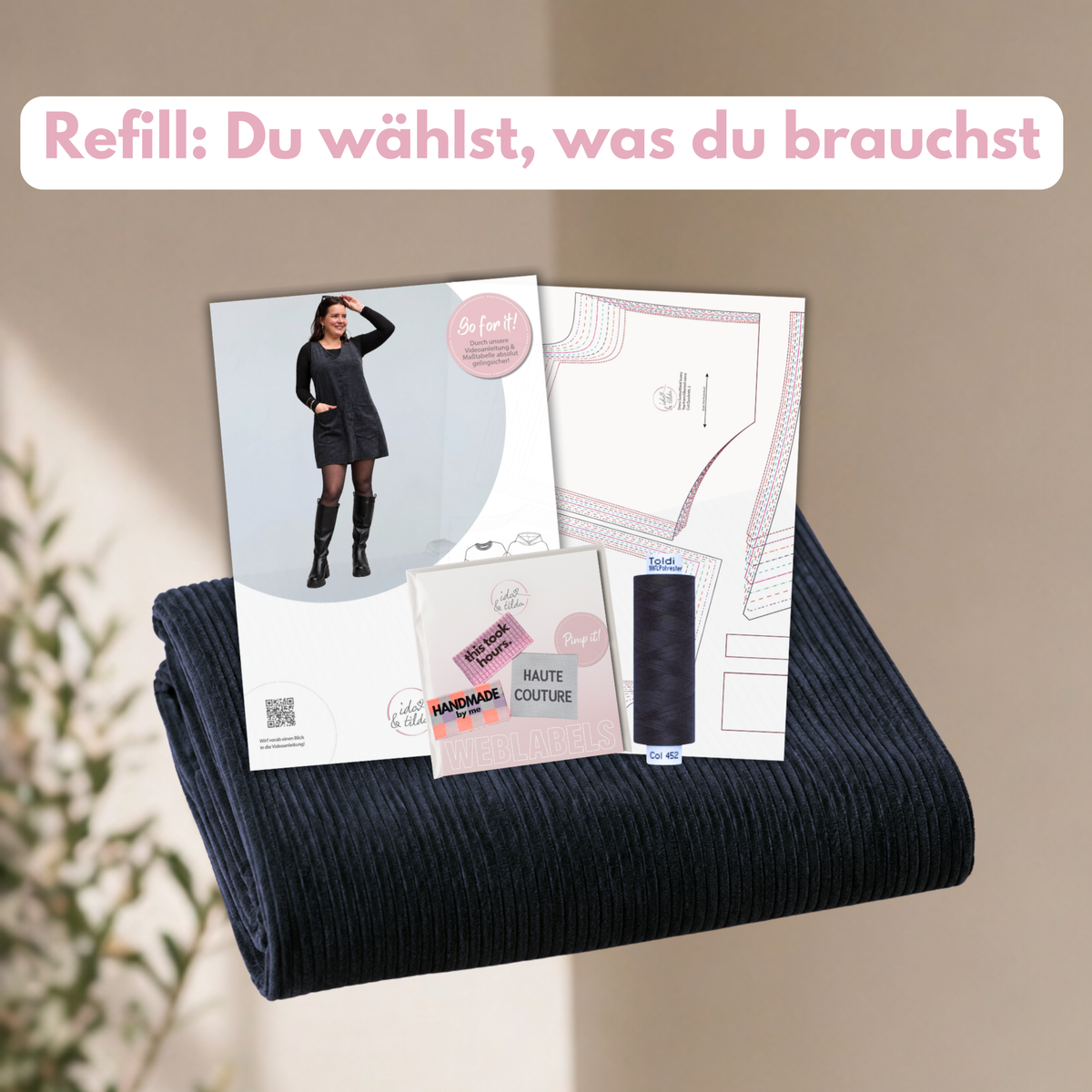Refill-Kit: OverDress Kleid(Gr. 34-52)