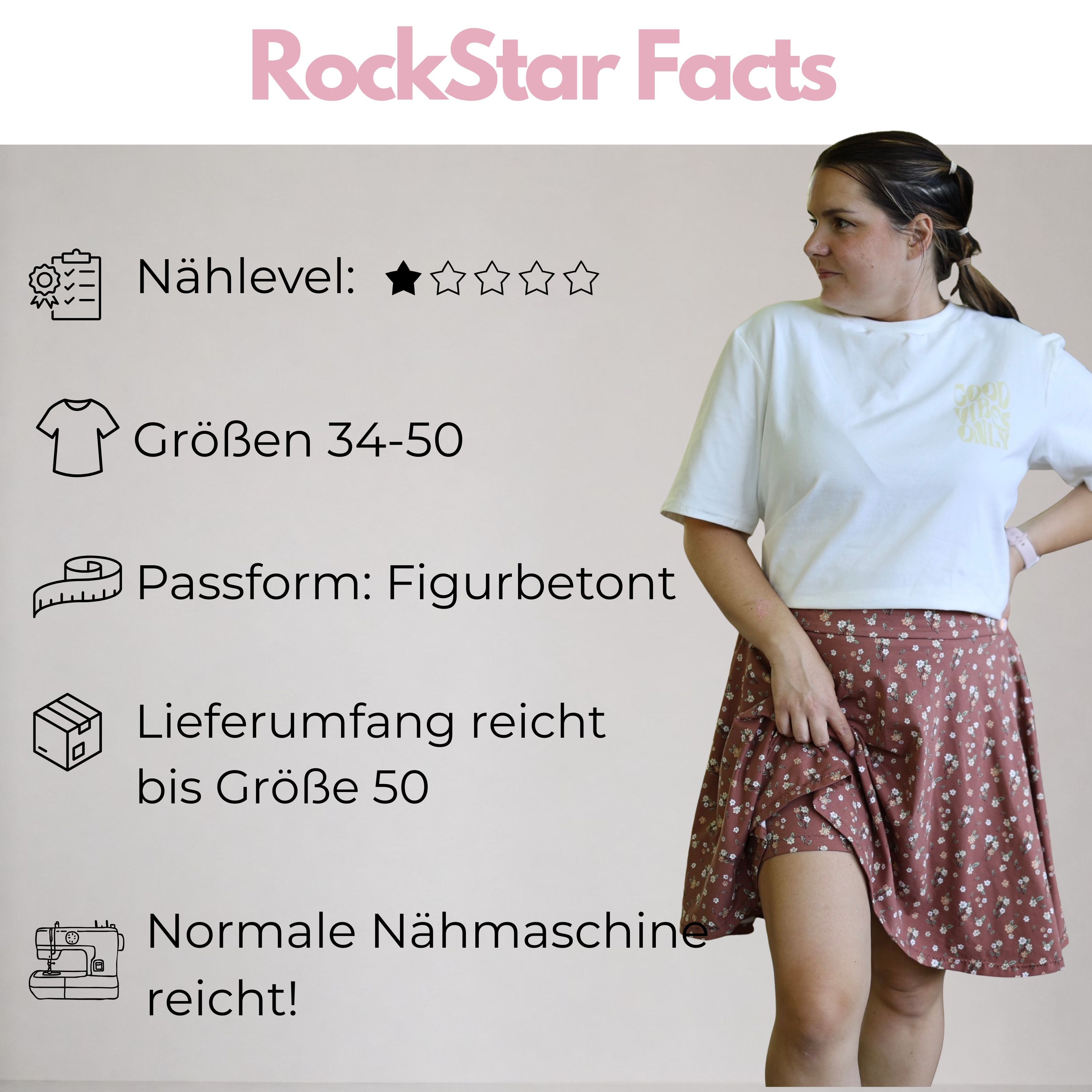 Nähpaket: RockStar (Gr. 34-50)