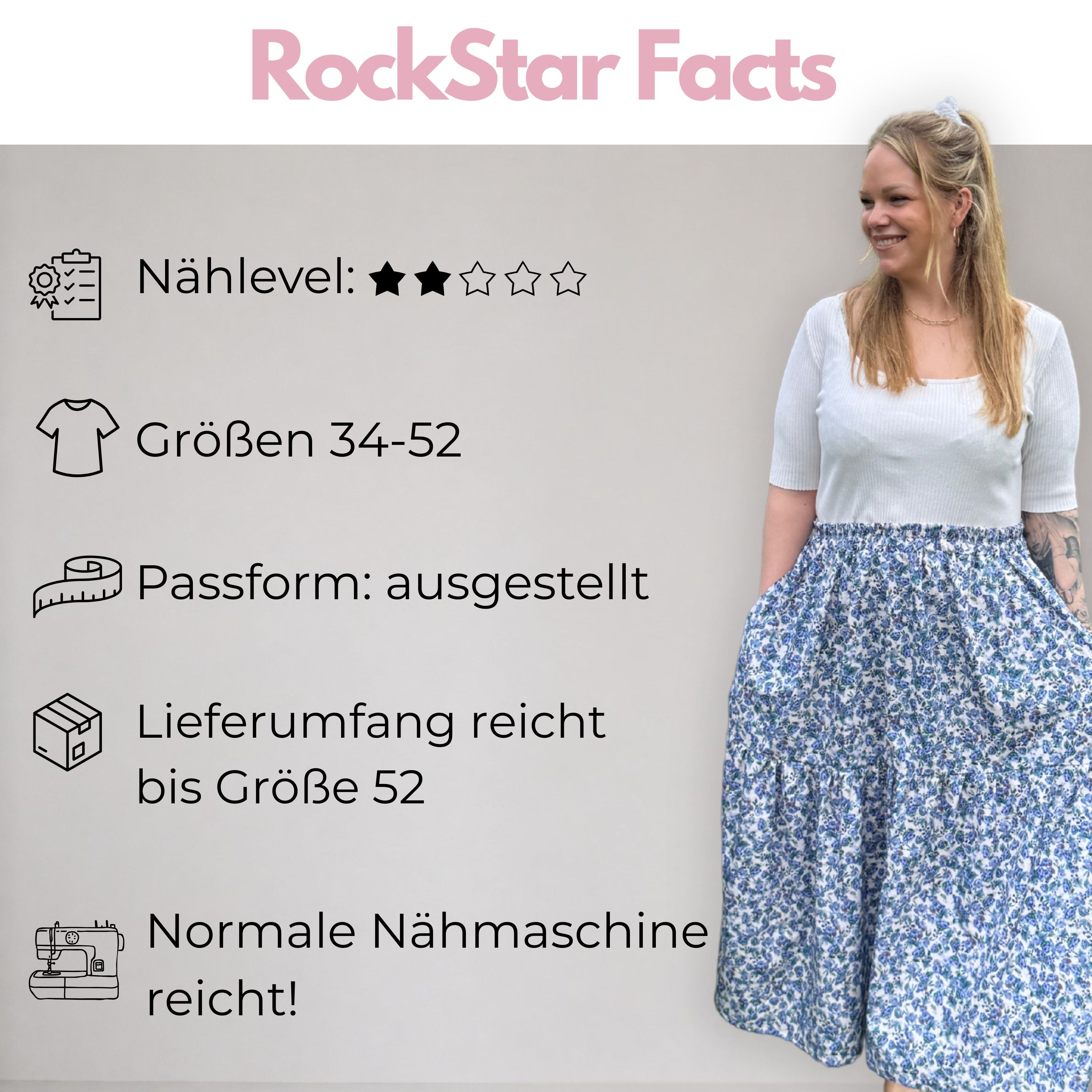 Nähpaket: Sunday Skirt (Gr. 34-52)