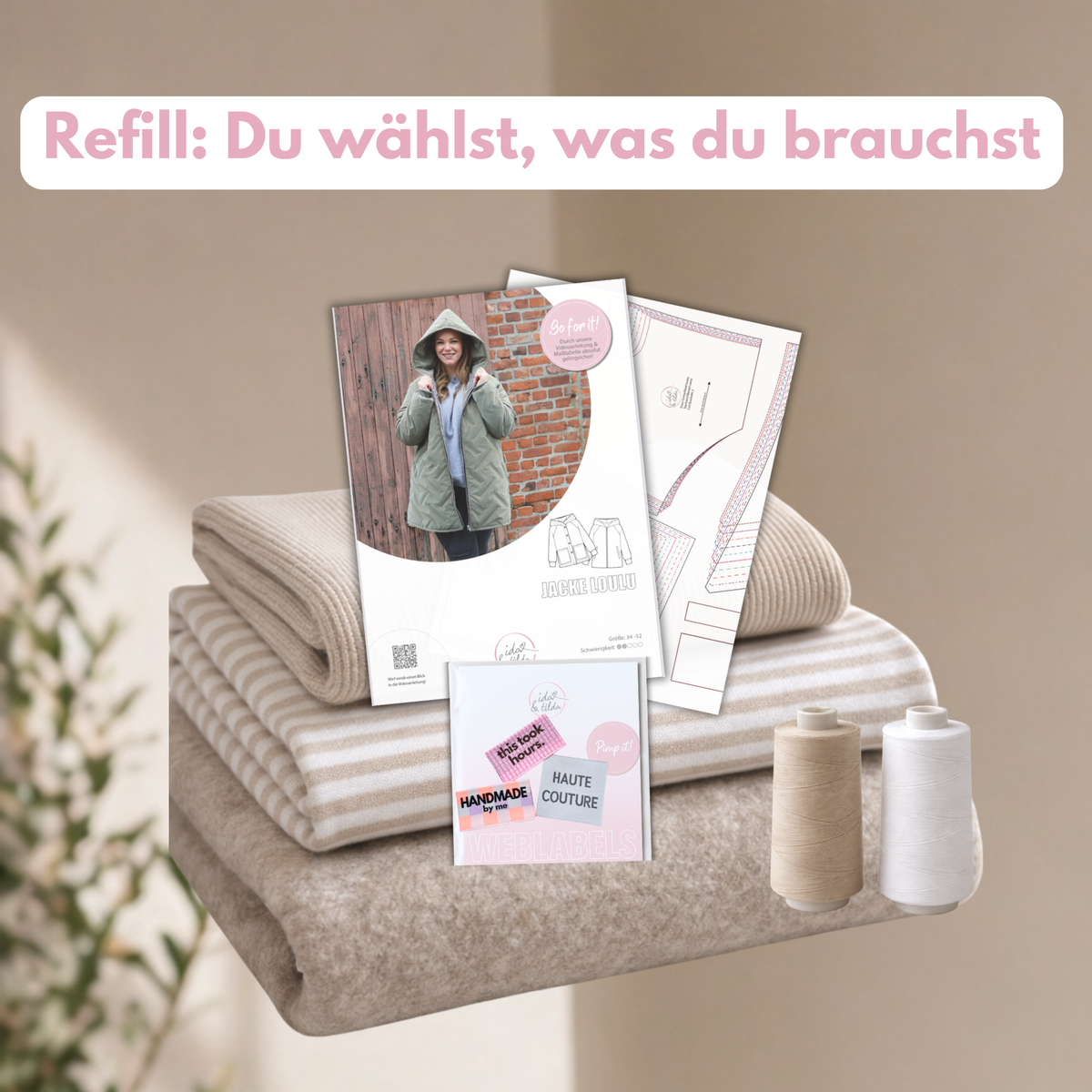 Refill-Kit: Jacke Loulu (Gr. 34-52)