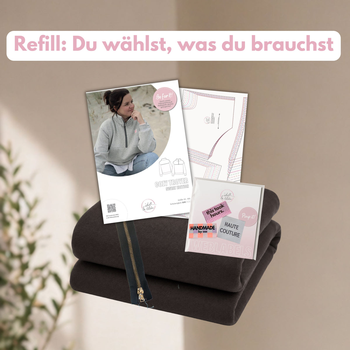 Refill-Kit: Sweat Troyer (Gr. XS-XXL)
