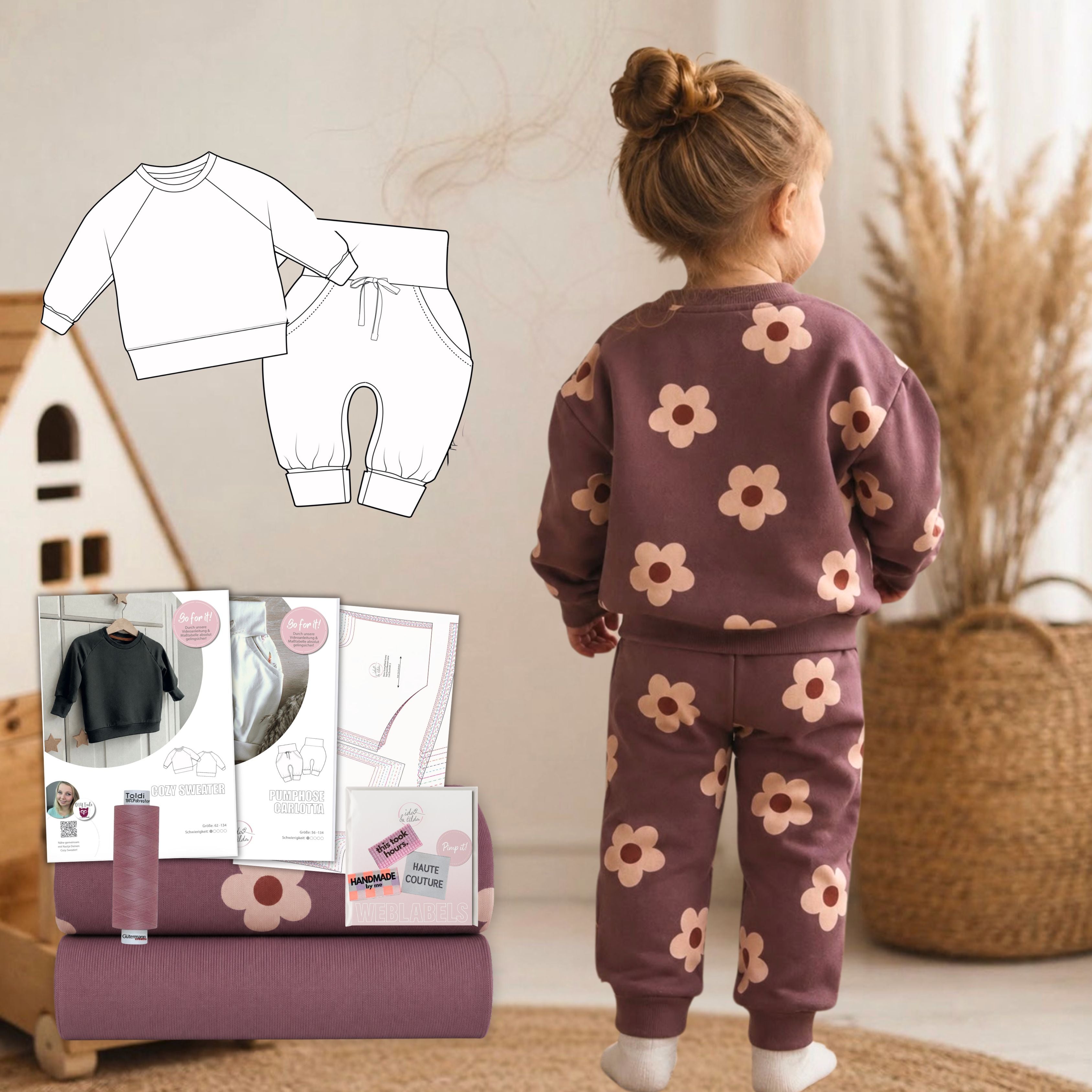 Storysale BUNDLE: Cozy Sweater & Hose Carlotta Gr. 62-134