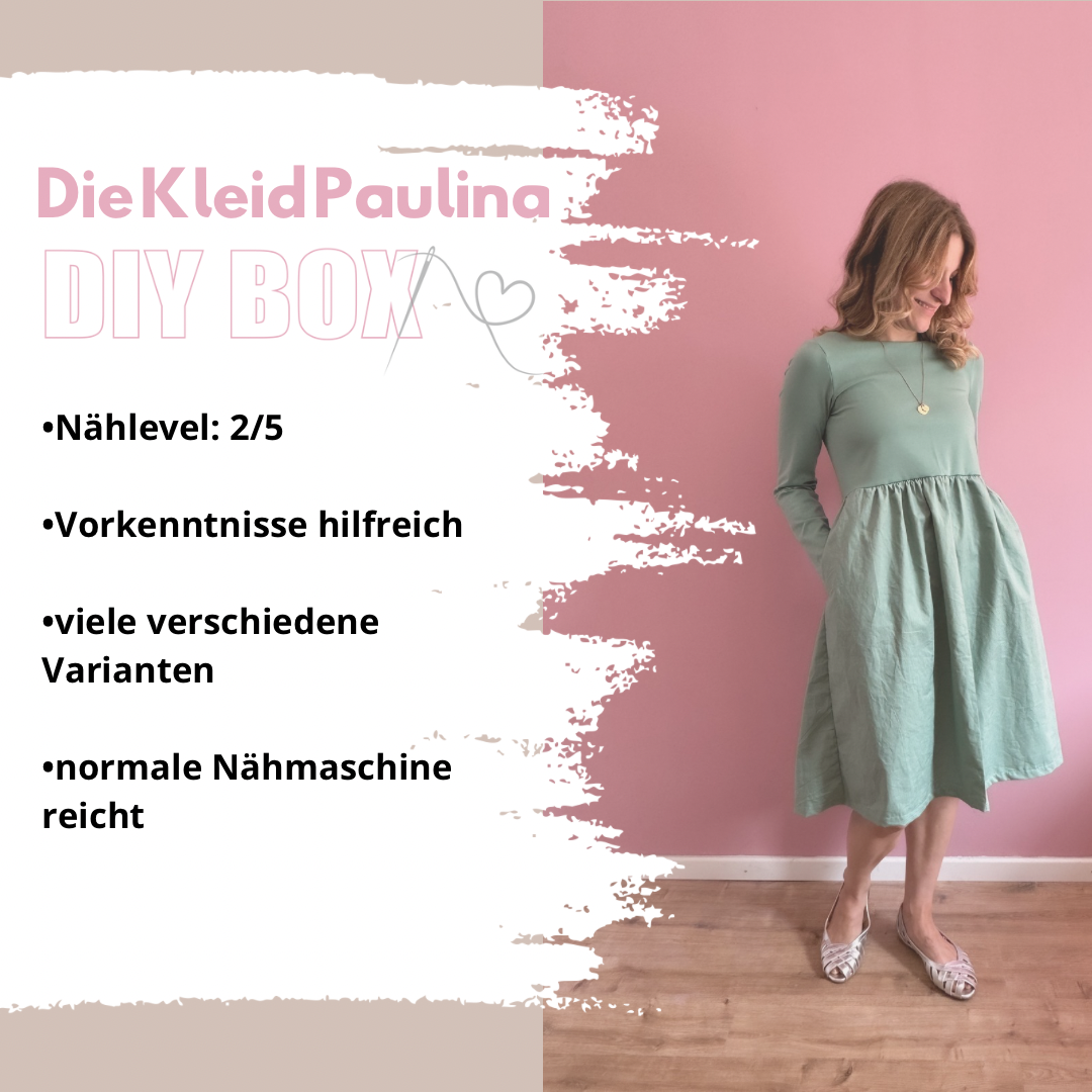 Die Kleid Paulina DIY Box (Gr. 34-52)