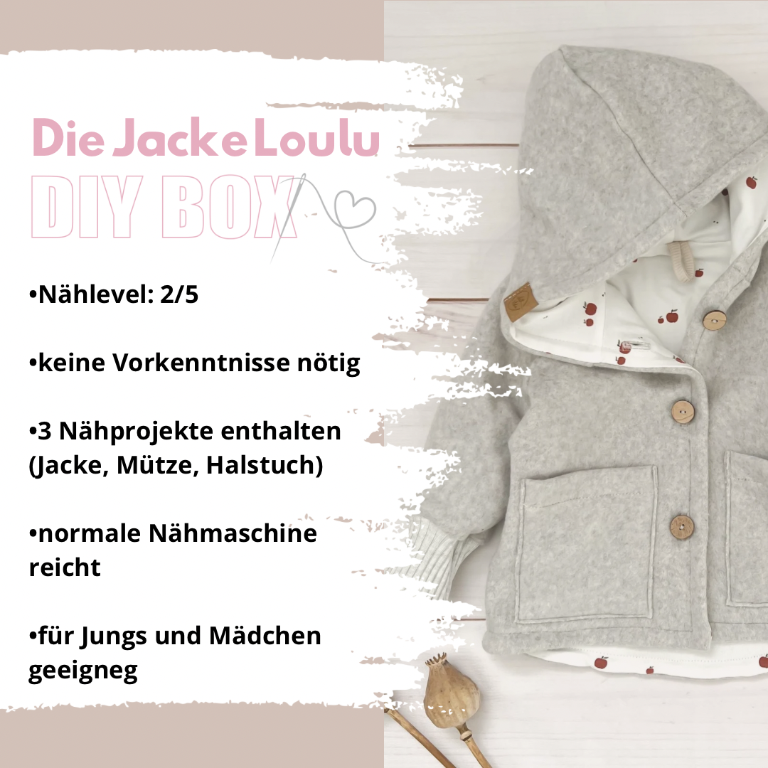 Die Jacke Loulu DIY Box Gr. 74-122