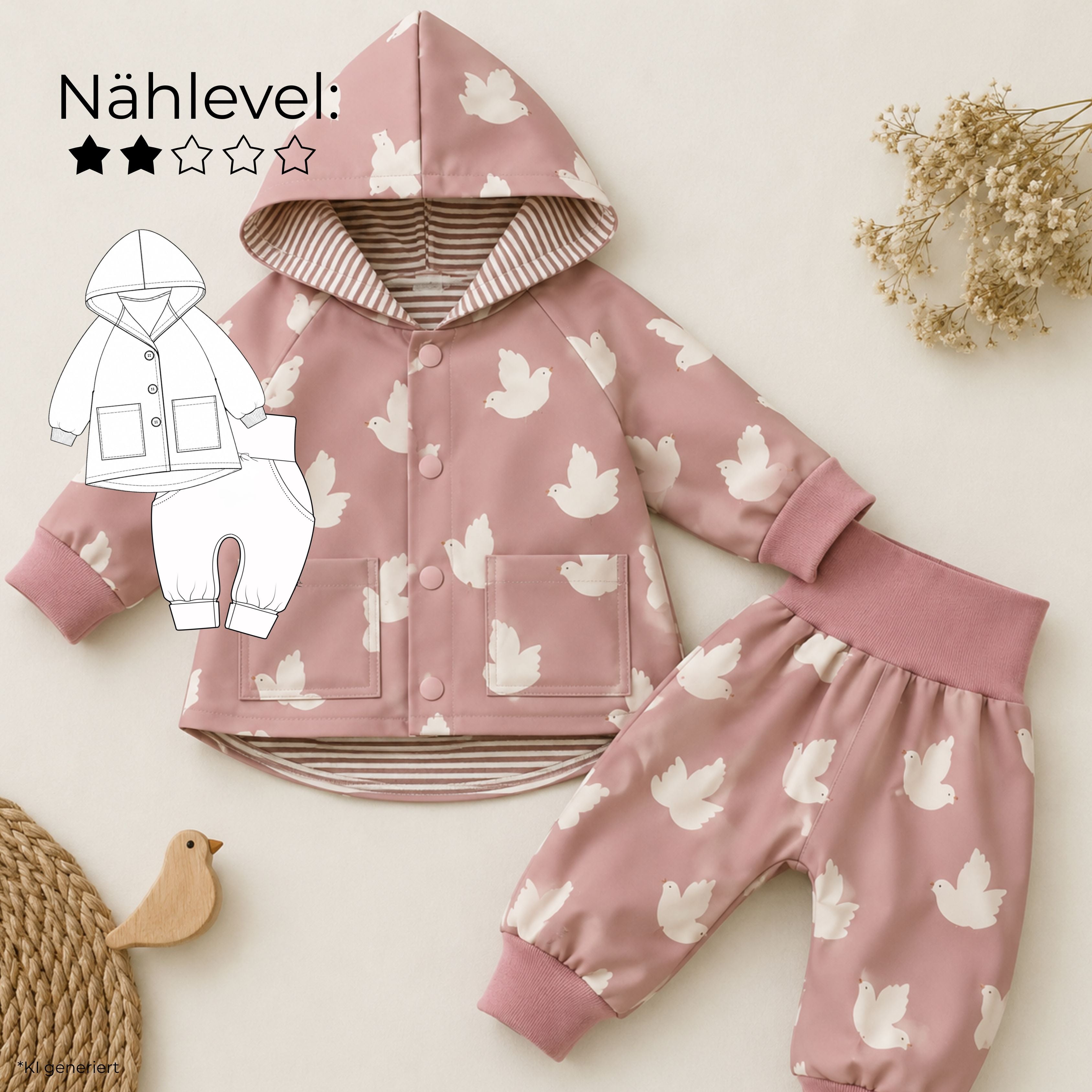 Storysale BUNDLE: Jacke Loulu & Hose Leona Gr. 74-122
