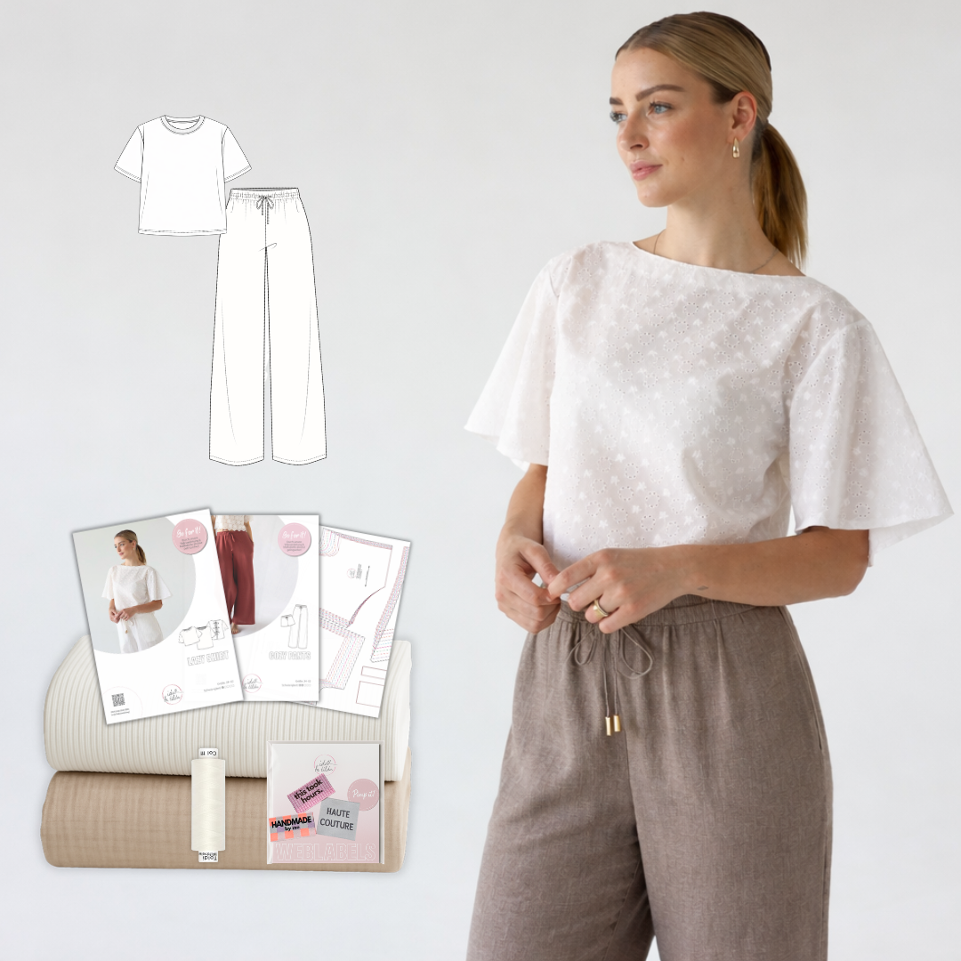 Nähpaket BUNDLE: Lazy Shirt & Cozy Pants (Gr. 34-52)