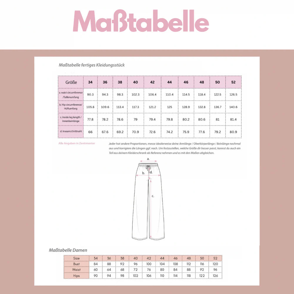 Nähpaket BUNDLE: Lazy Shirt & Cozy Pants (Gr. 34-52)