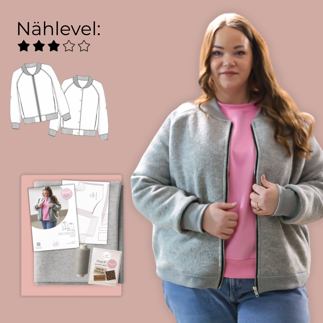 Nähpaket: Collegejacke Paul Gr. 34-52