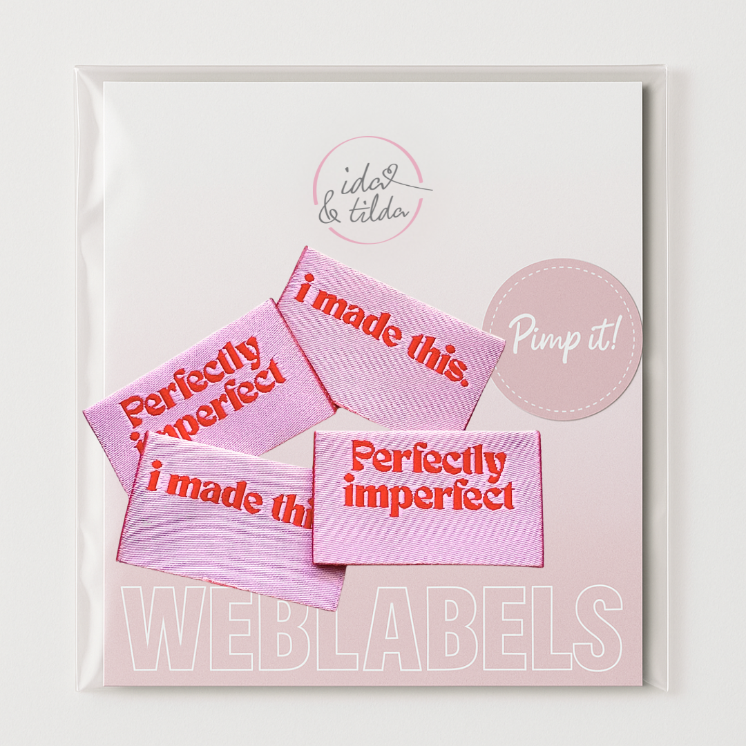 Weblabel "I made this" 4cm x 4,4cm