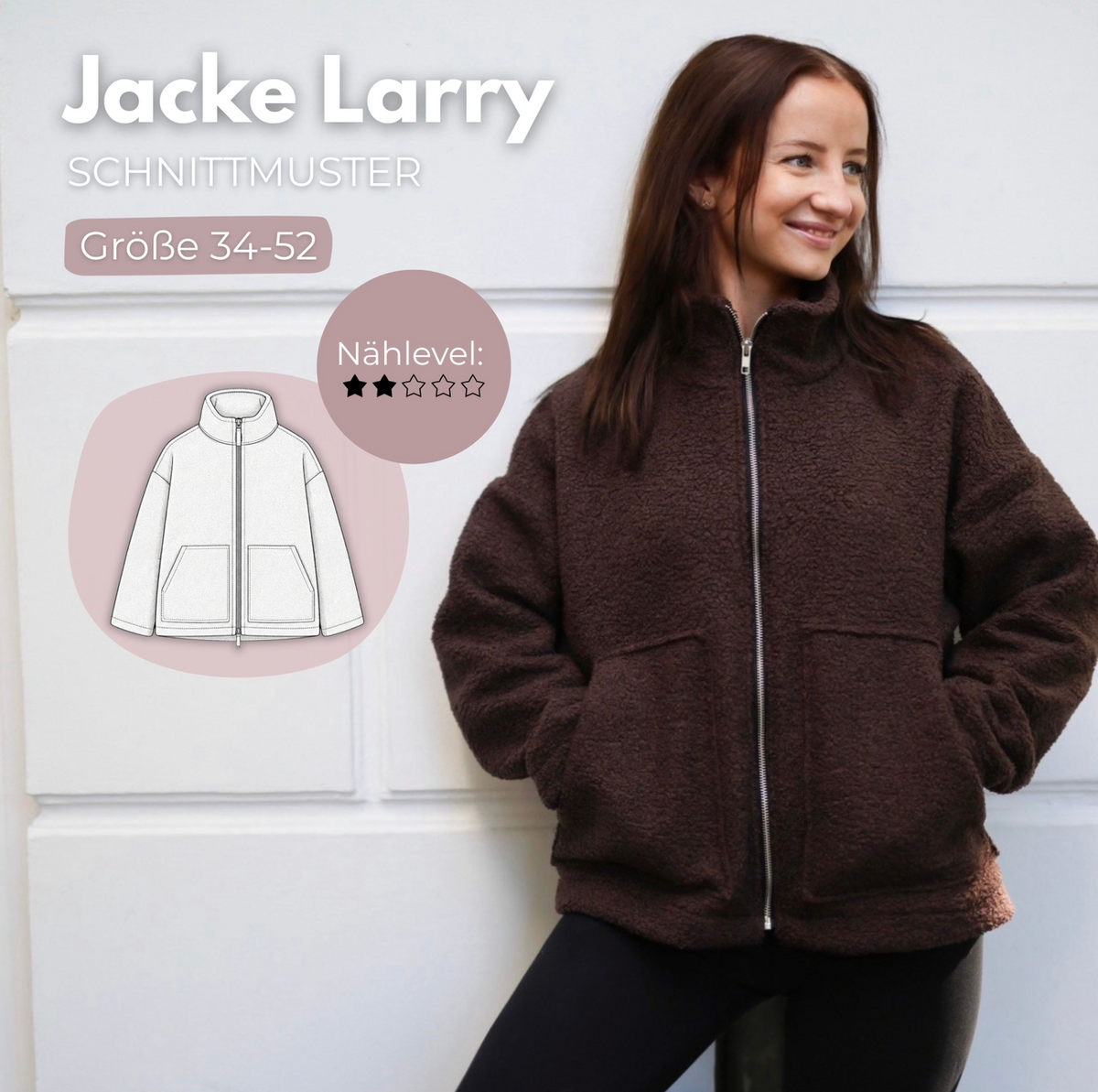 Nähanleitung: Jacke Larry  Größe 34-52